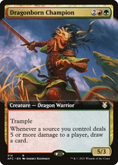 Dragonborn Champion Dungeons & Dragons- Commander decks Bordless